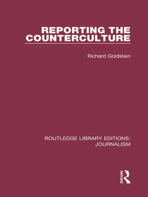 cover image of Reporting the Counterculture